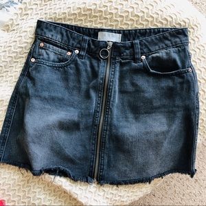 We the Free Denim Mini Skirt